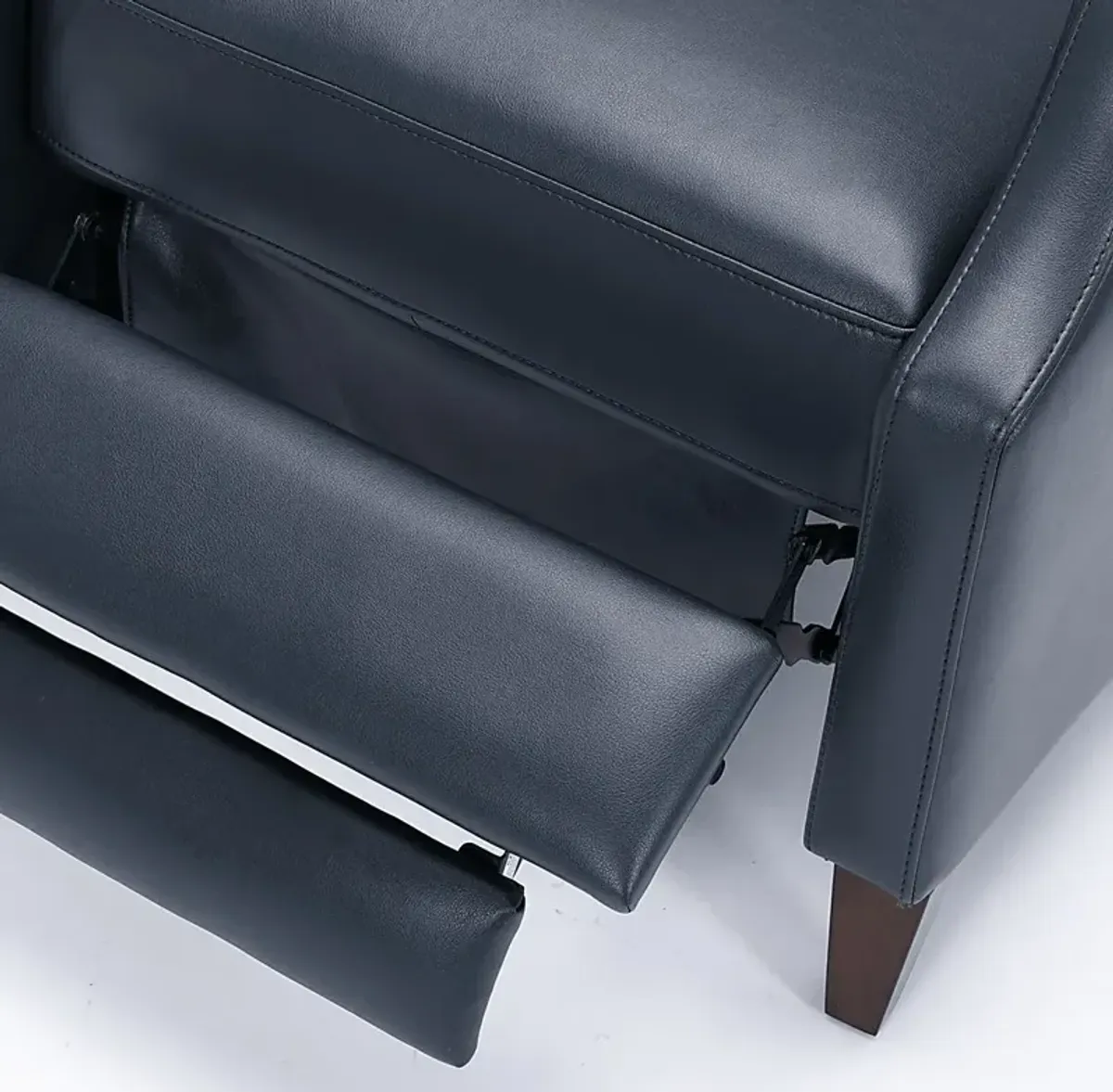 Grayview Blue Push Back Recliner