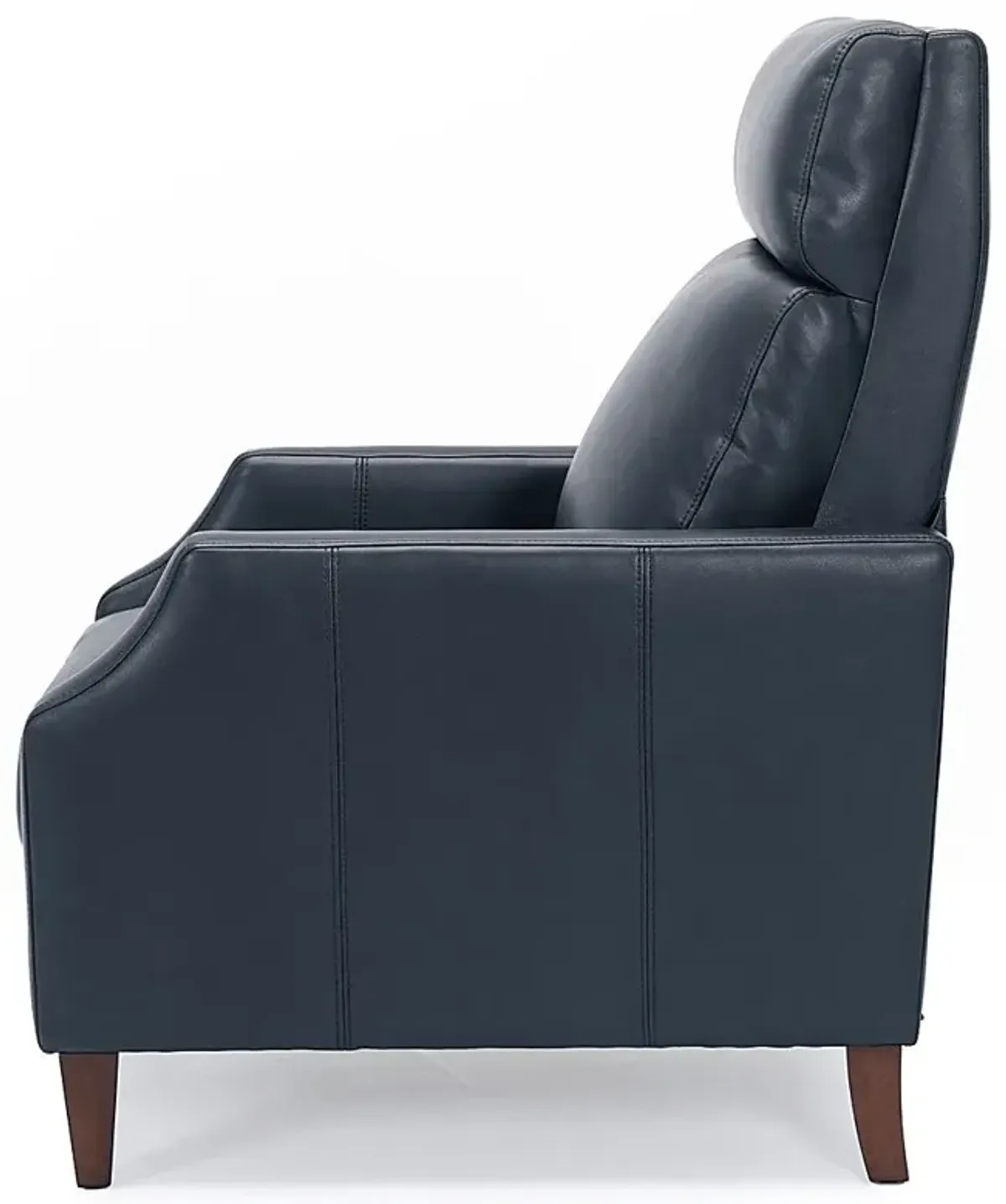 Grayview Blue Push Back Recliner