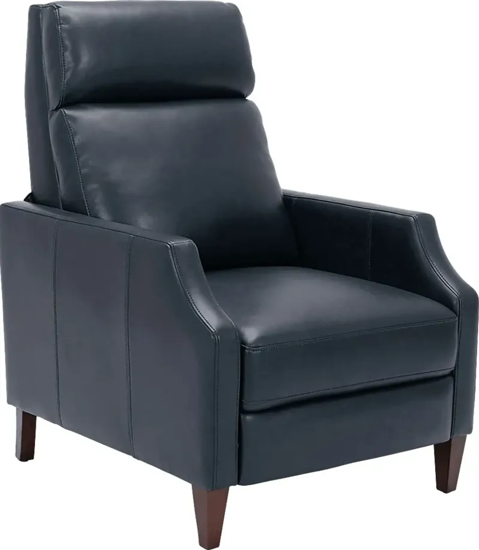 Grayview Blue Push Back Recliner