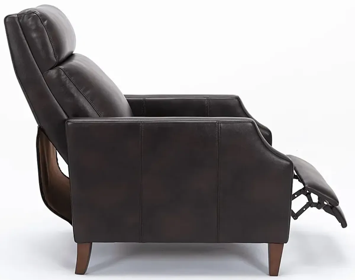 Grayview Brown Push Back Recliner