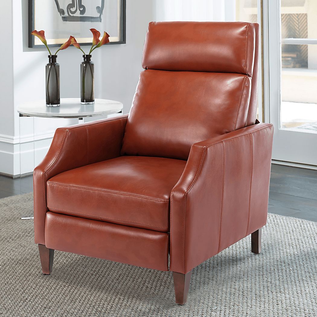 Grayview Caramel Push Back Recliner