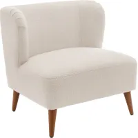 Maier White Accent Chair