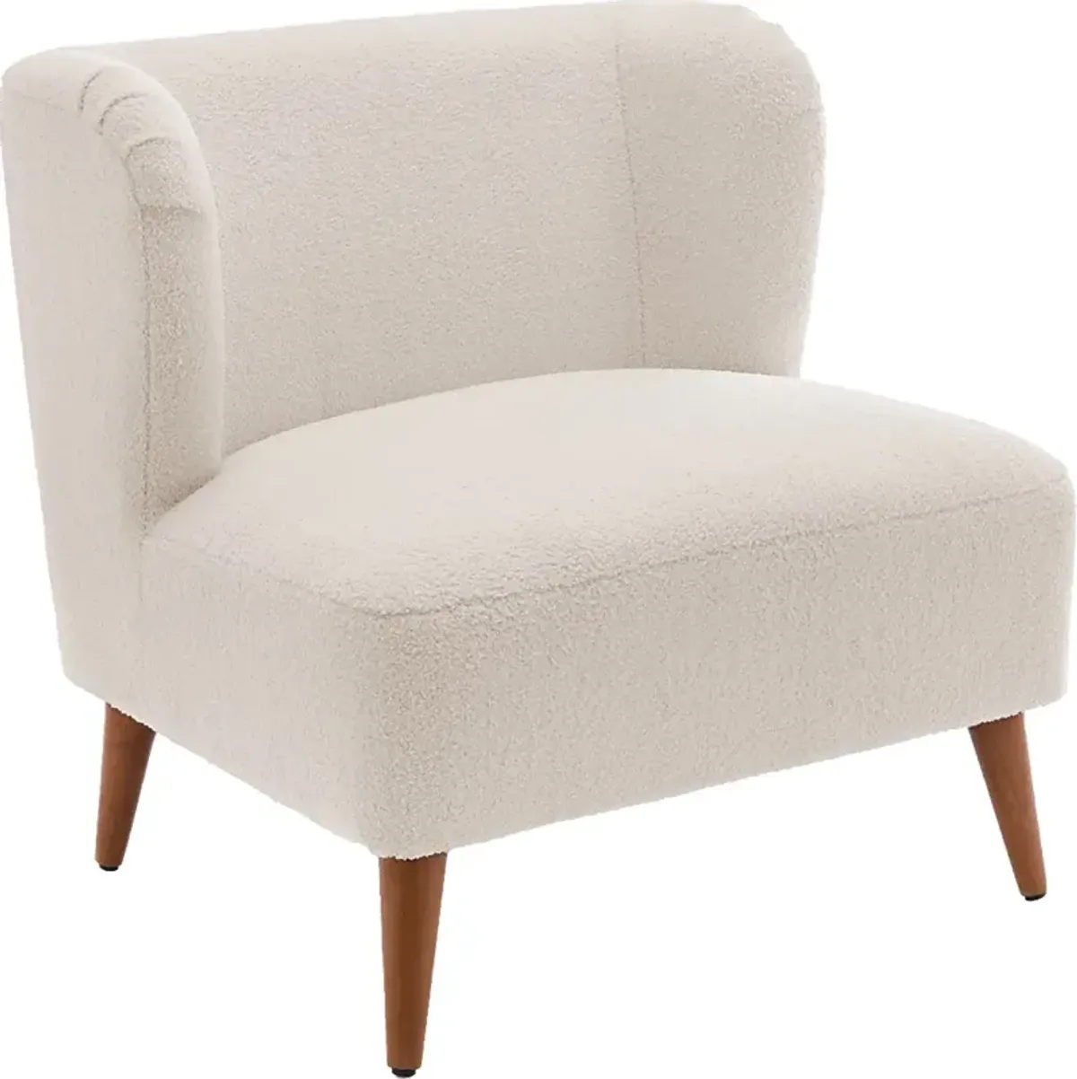 Maier White Accent Chair