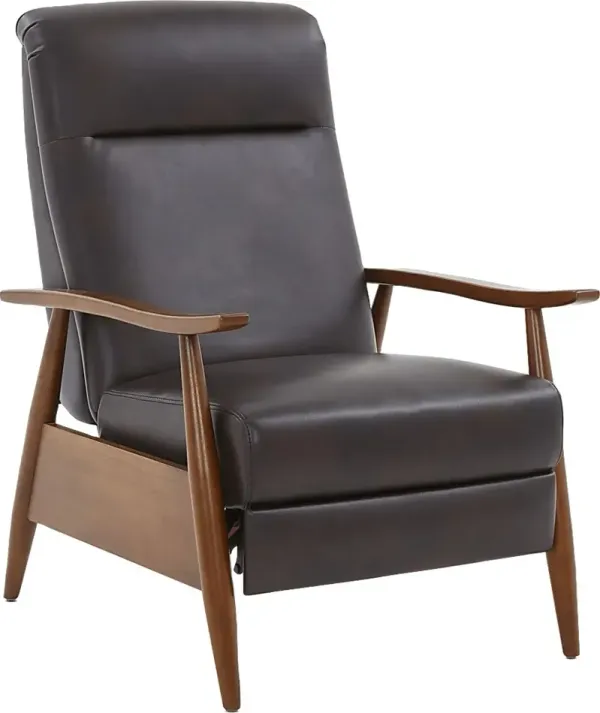 Benbro II Brown Push Back Recliner