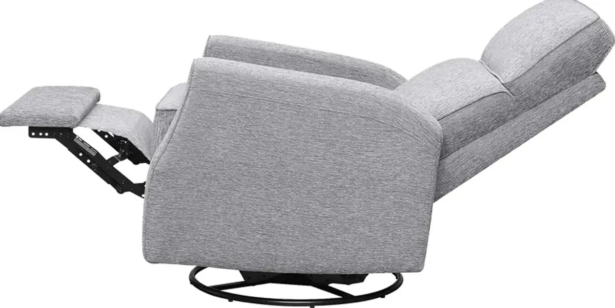 Callvert Gray Swivel Glider Recliner