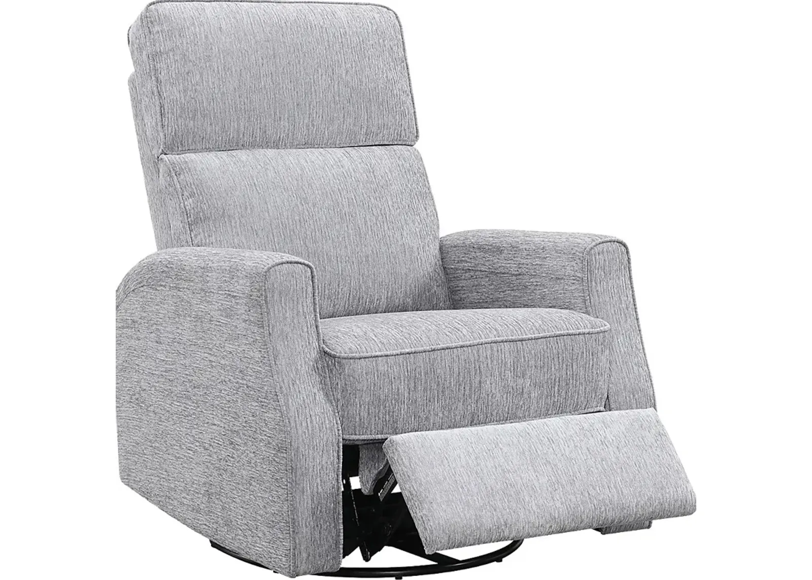 Callvert Gray Swivel Glider Recliner