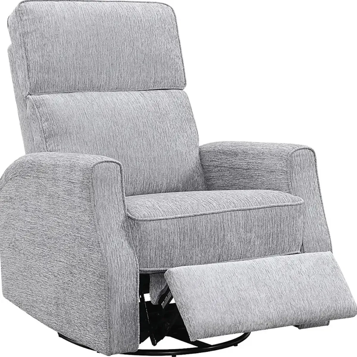 Callvert Gray Swivel Glider Recliner