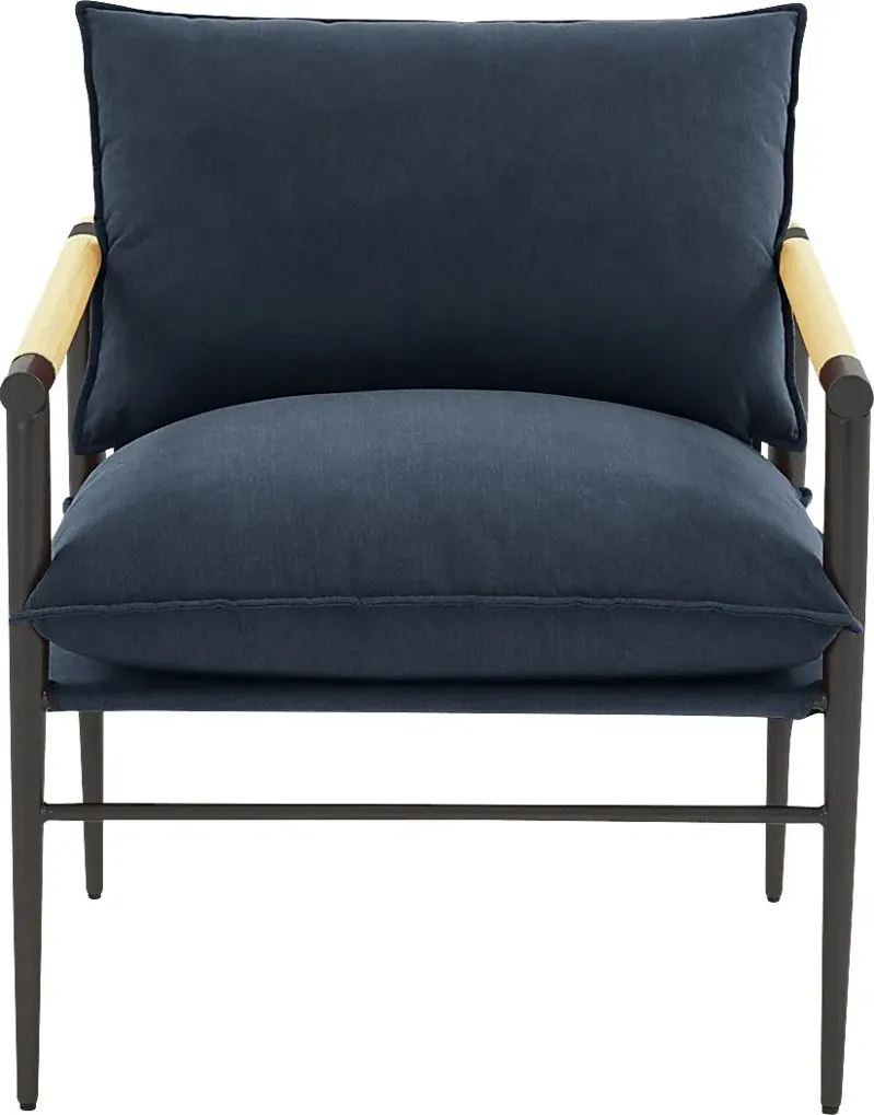 Houchin Navy Accent Chair