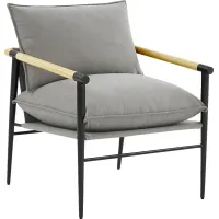 Houchin Gray Accent Chair
