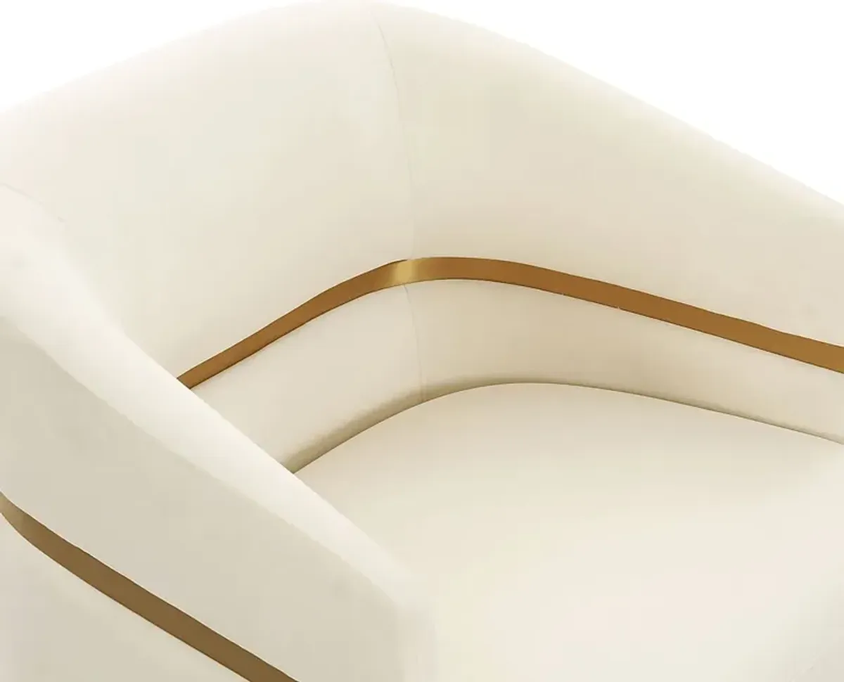 Brimer Cream Accent Chair