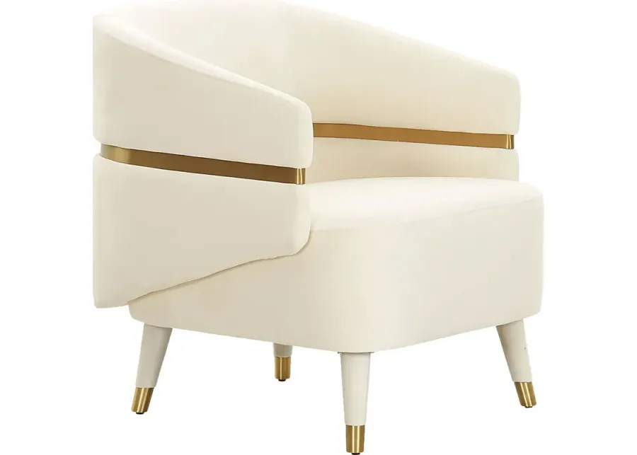 Brimer Cream Accent Chair