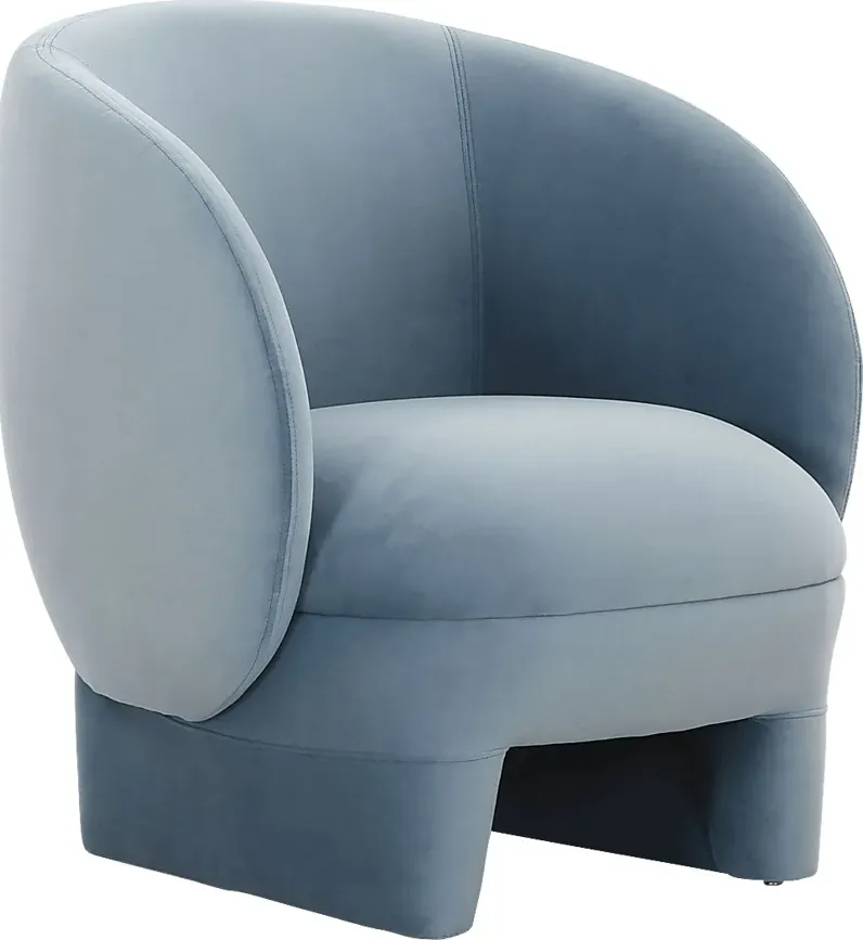Carriger Blue Accent Chair