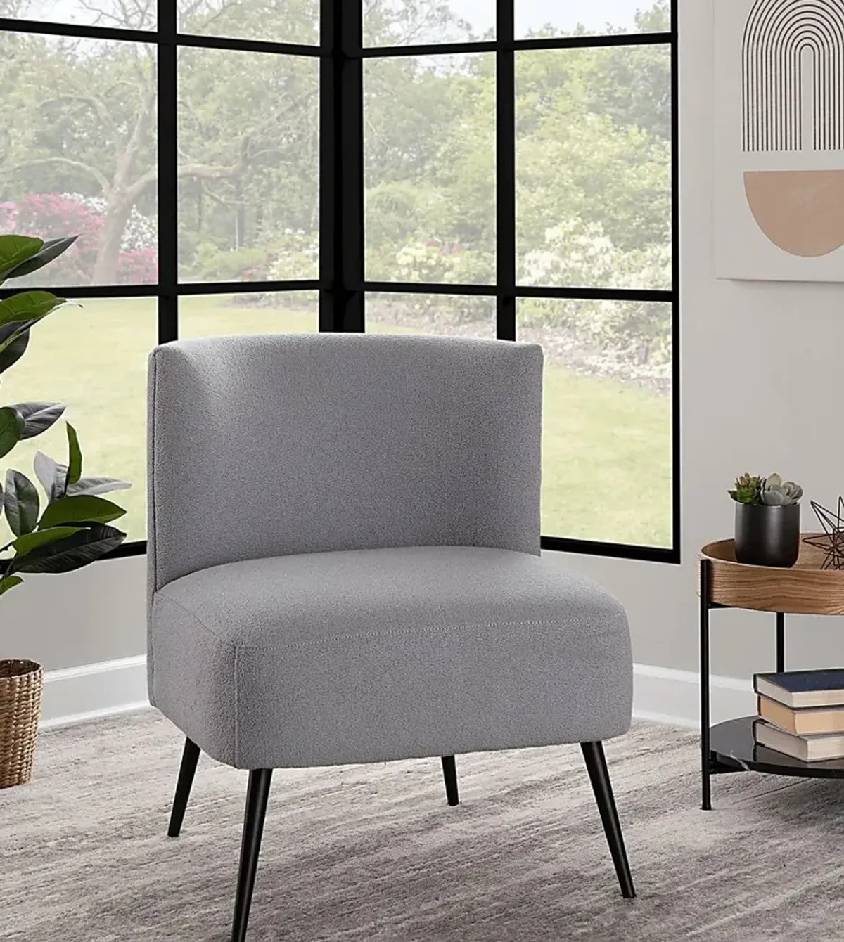 Rothmer Gray Accent Chair