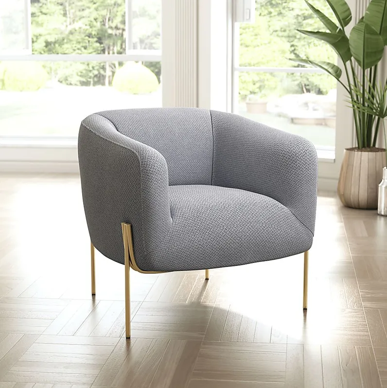 Ebersole Gray Accent Chair