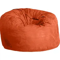 Fabin Orange Accent Chair