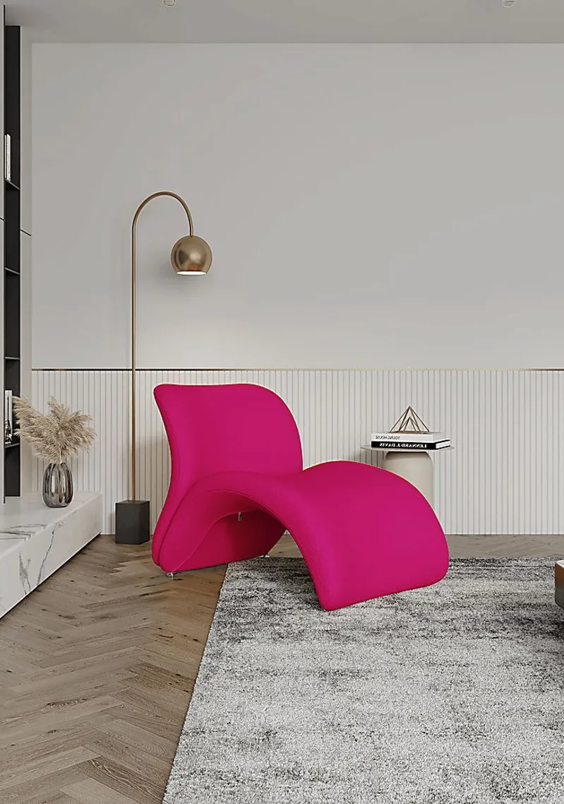 Picardy Fuchsia Accent Chair