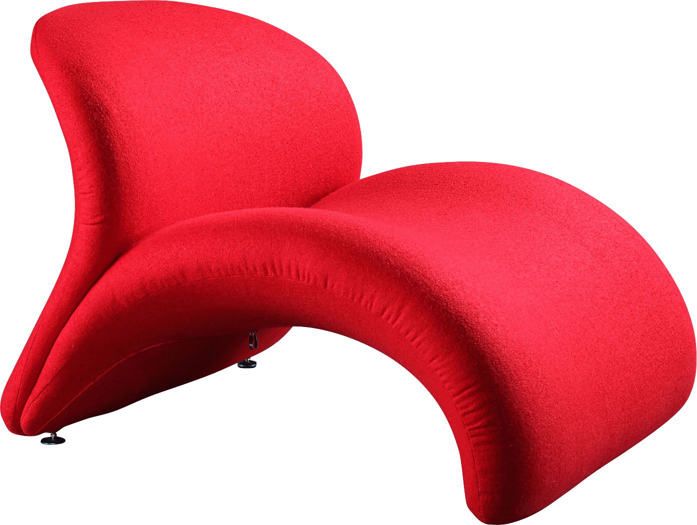 Picardy Red Accent Chair