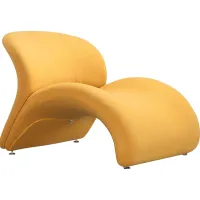 Picardy Yellow Accent Chair
