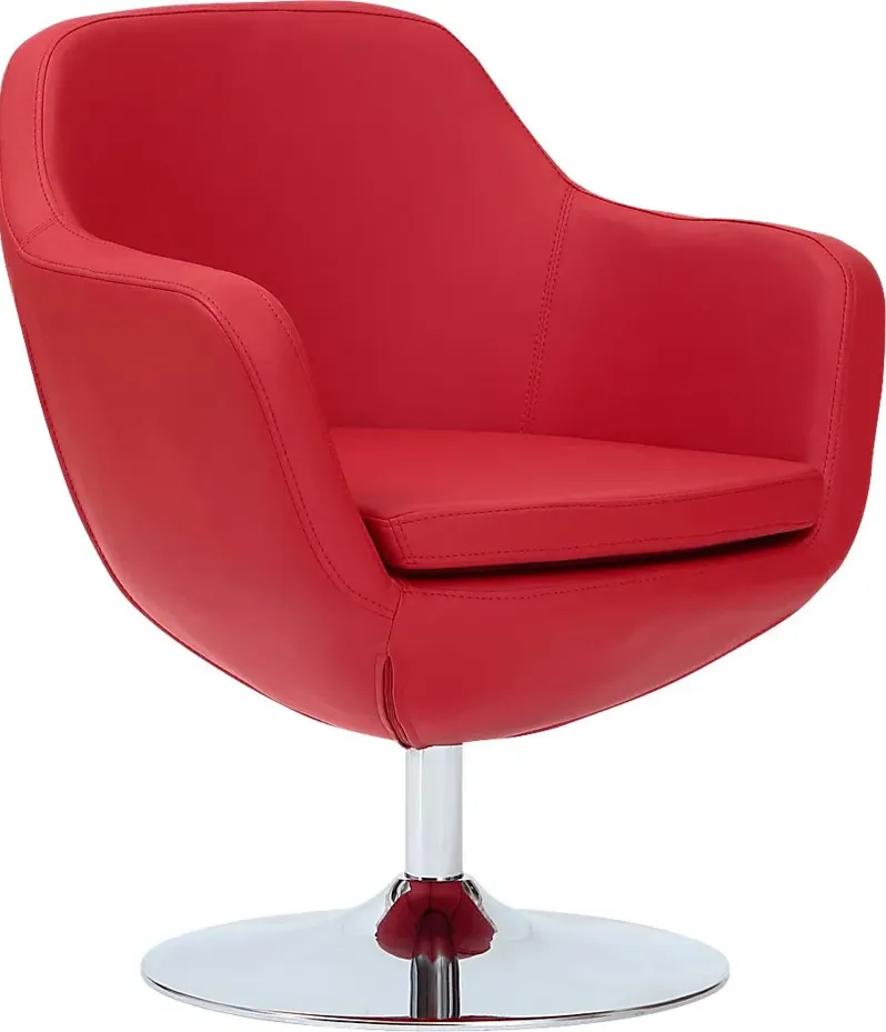 Rantoul Red Accent Chair