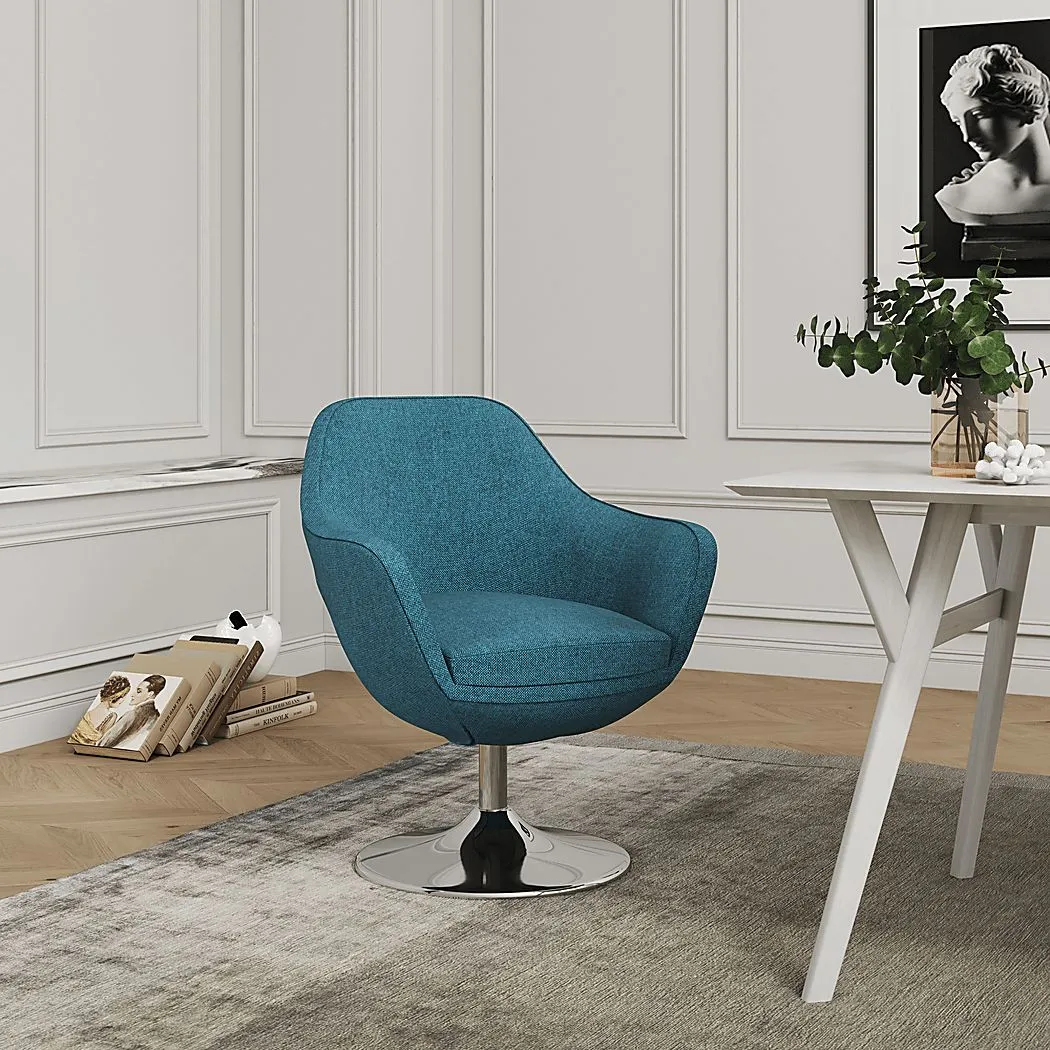 Rantoul Blue Accent Chair