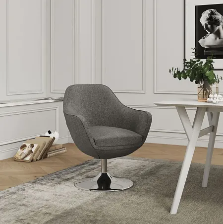 Rantoul Gray Accent Chair