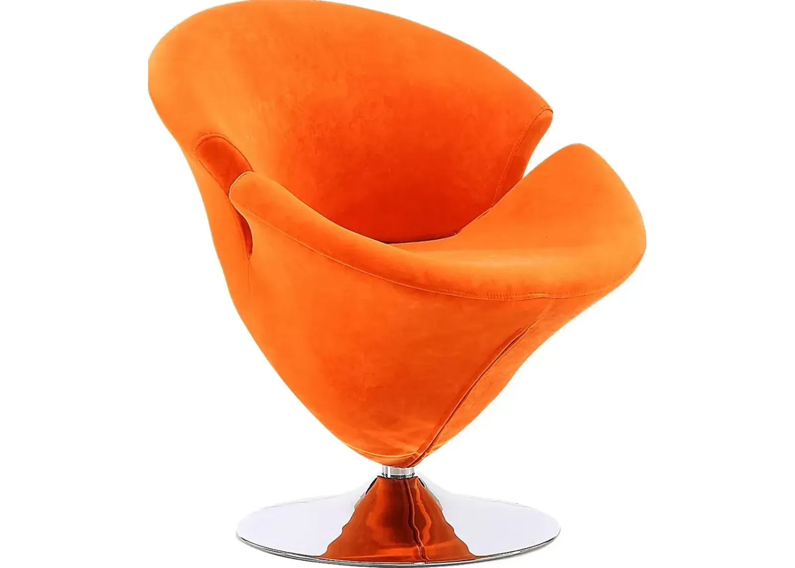 Rienders Orange Accent Chair