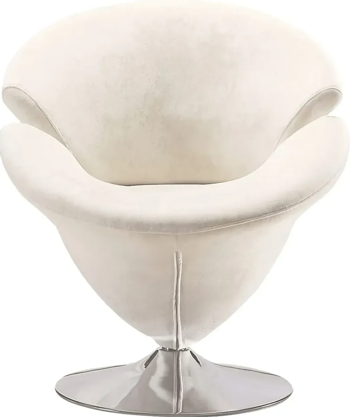 Rienders White Accent Chair