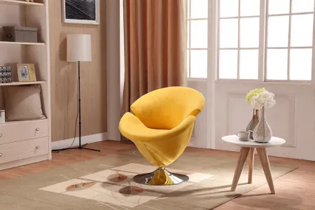 Rienders Yellow Accent Chair
