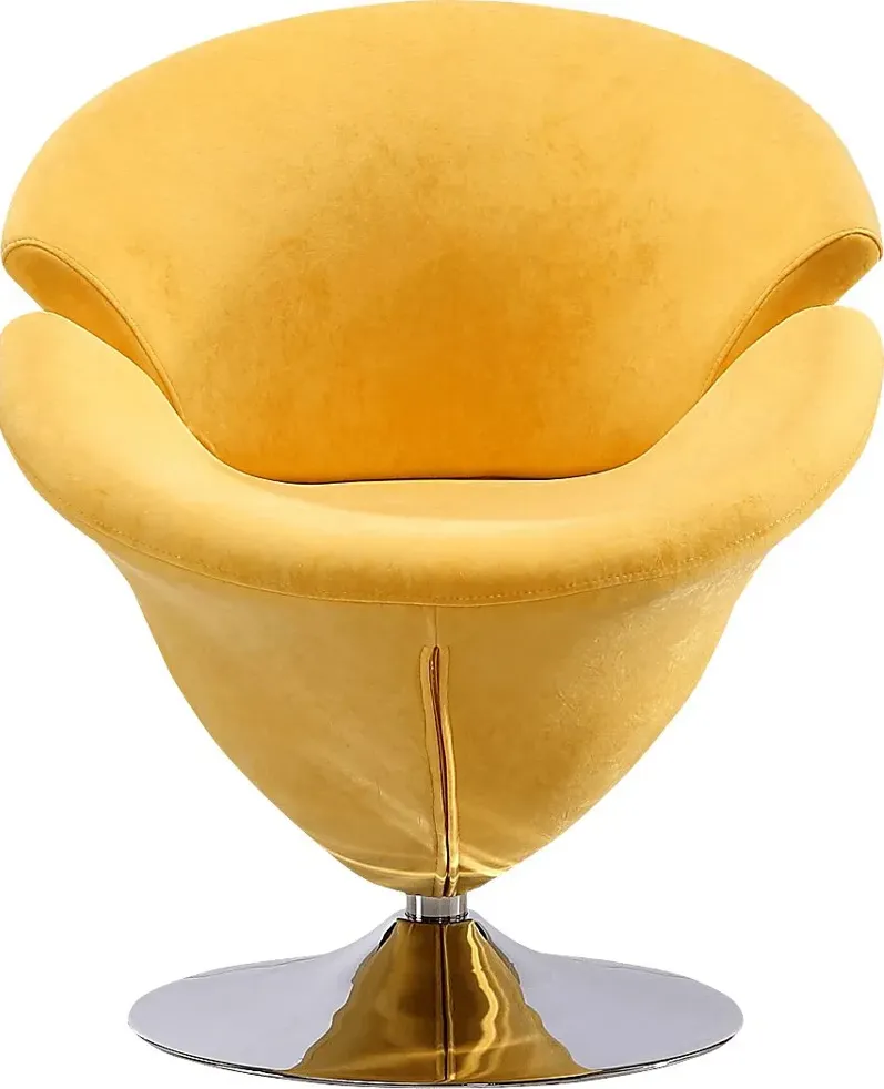 Rienders Yellow Accent Chair