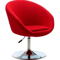 Sidener Red Accent Chair