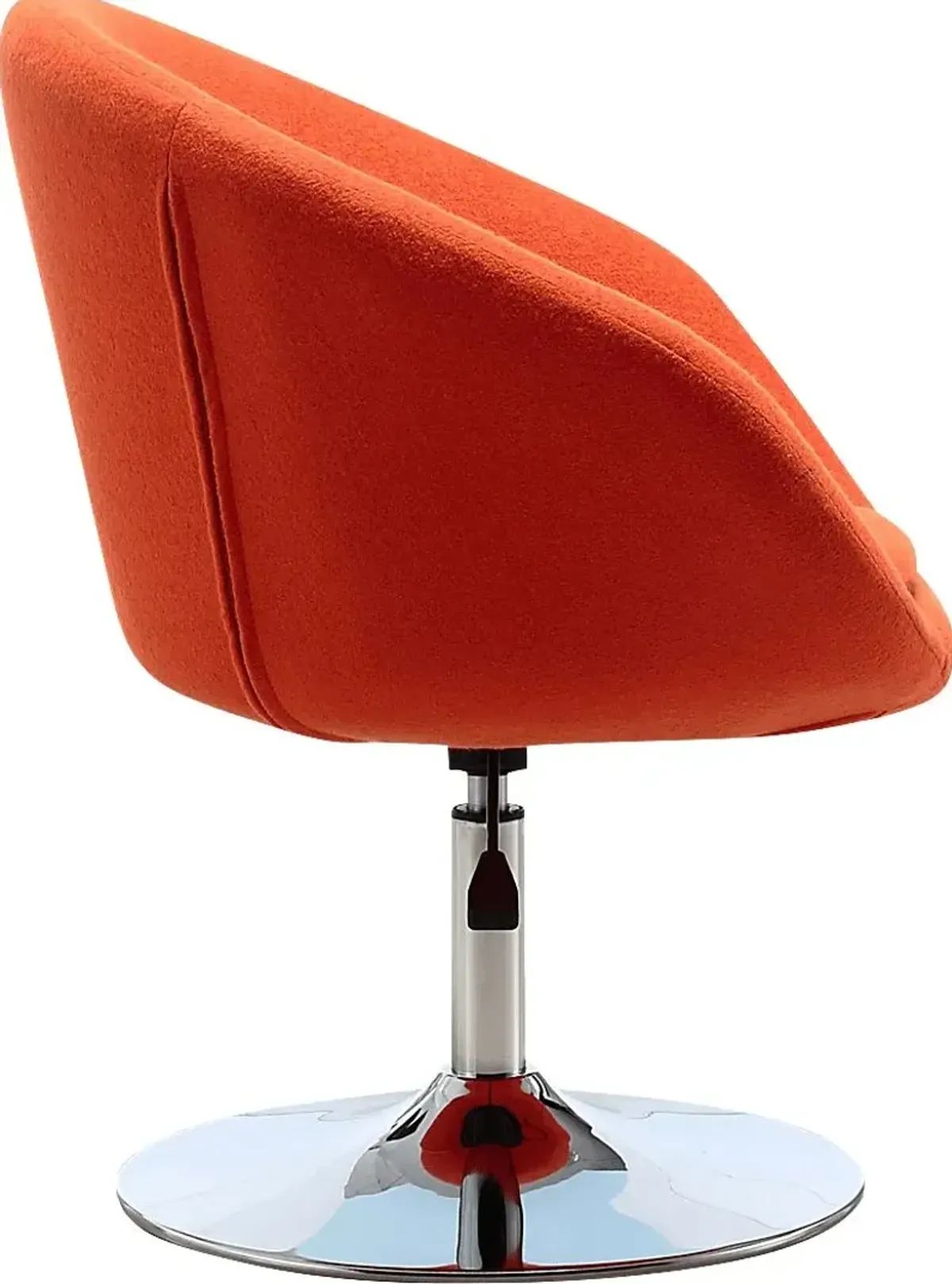 Sidener Orange Swivel Chair