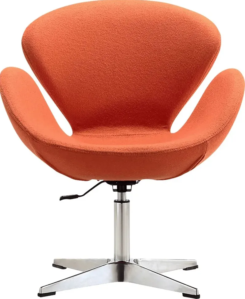 Witchazel Orange Accent Chair