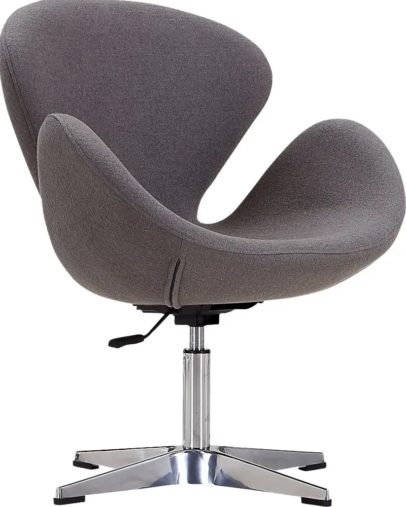 Witchazel Dark Gray Accent Chair