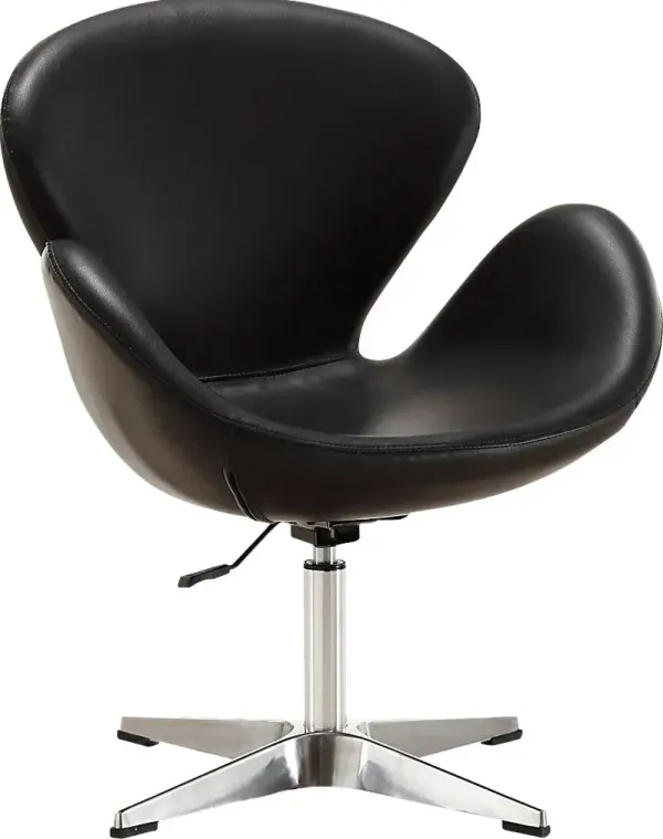 Witchazel Black Accent Chair
