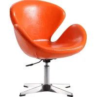 Witchazel Tangerine Accent Chair