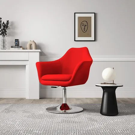Wollesen Red Accent Chair