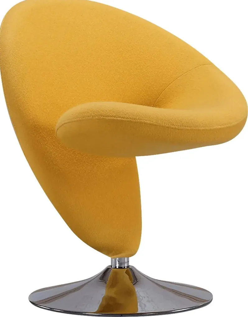 Claredda Yellow Accent Chair
