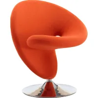 Claredda Orange Accent Chair