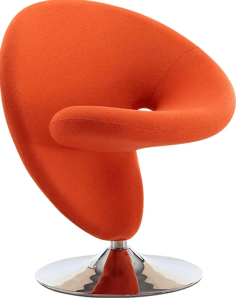 Claredda Orange Accent Chair