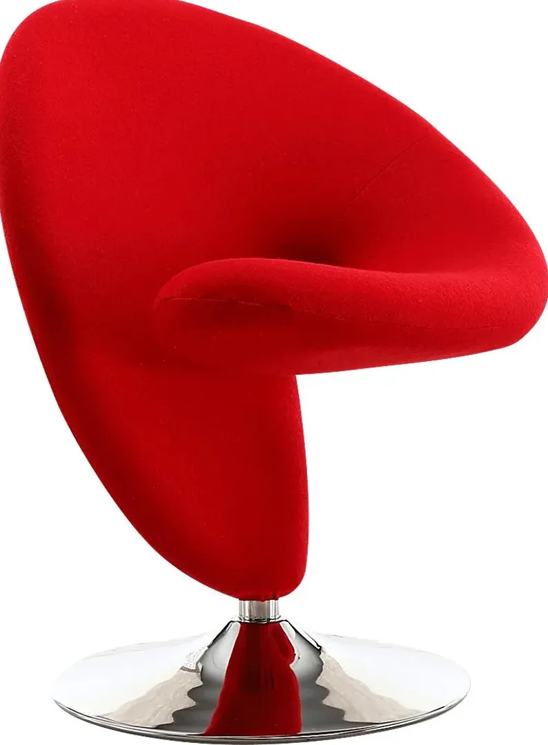 Claredda Red Accent Chair