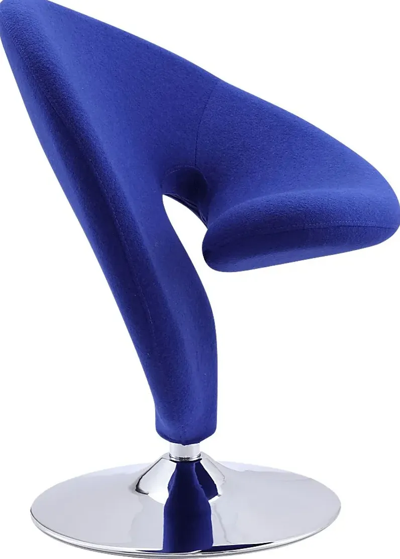 Claredda Blue Accent Chair
