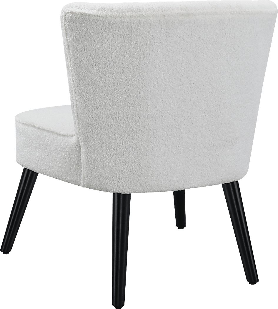 Glebe White Accent Chair