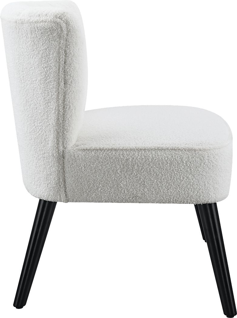 Glebe White Accent Chair