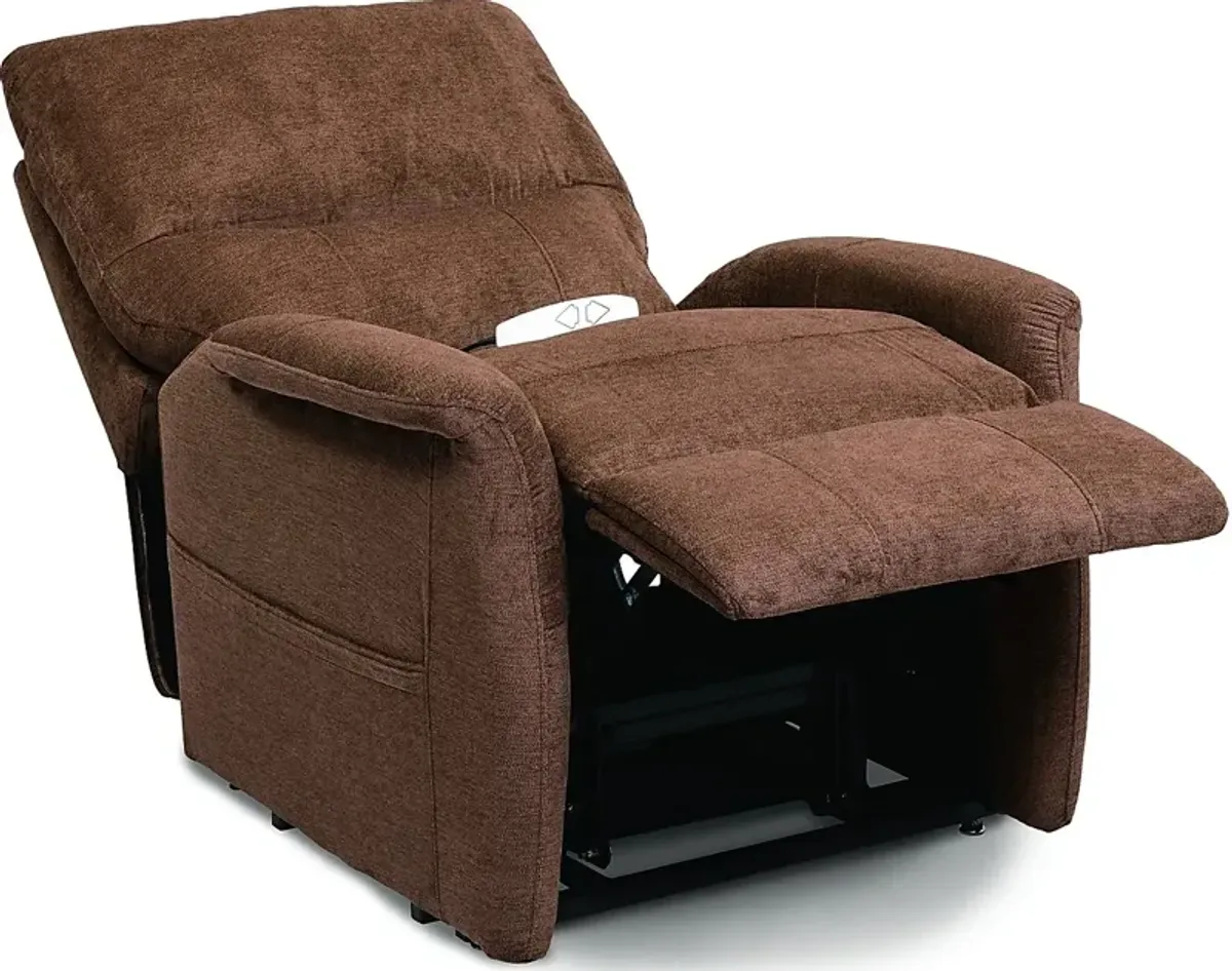 Almeece Brown Lift Chair Power Recliner