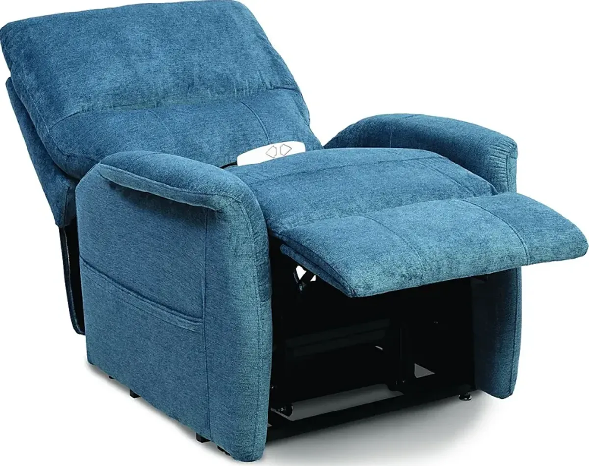 Almeece Blue Lift Chair Power Recliner