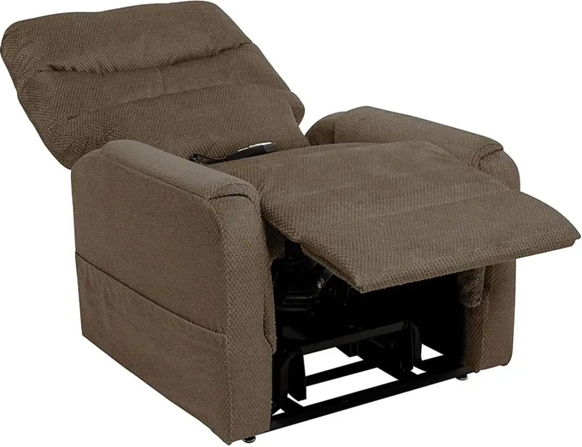 Alsuma Brown Lift Chair Power Recliner