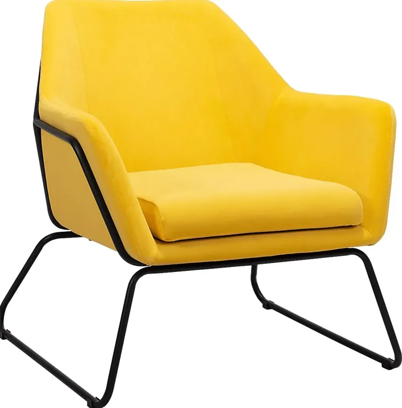 Gloralee Yellow Accent Chair