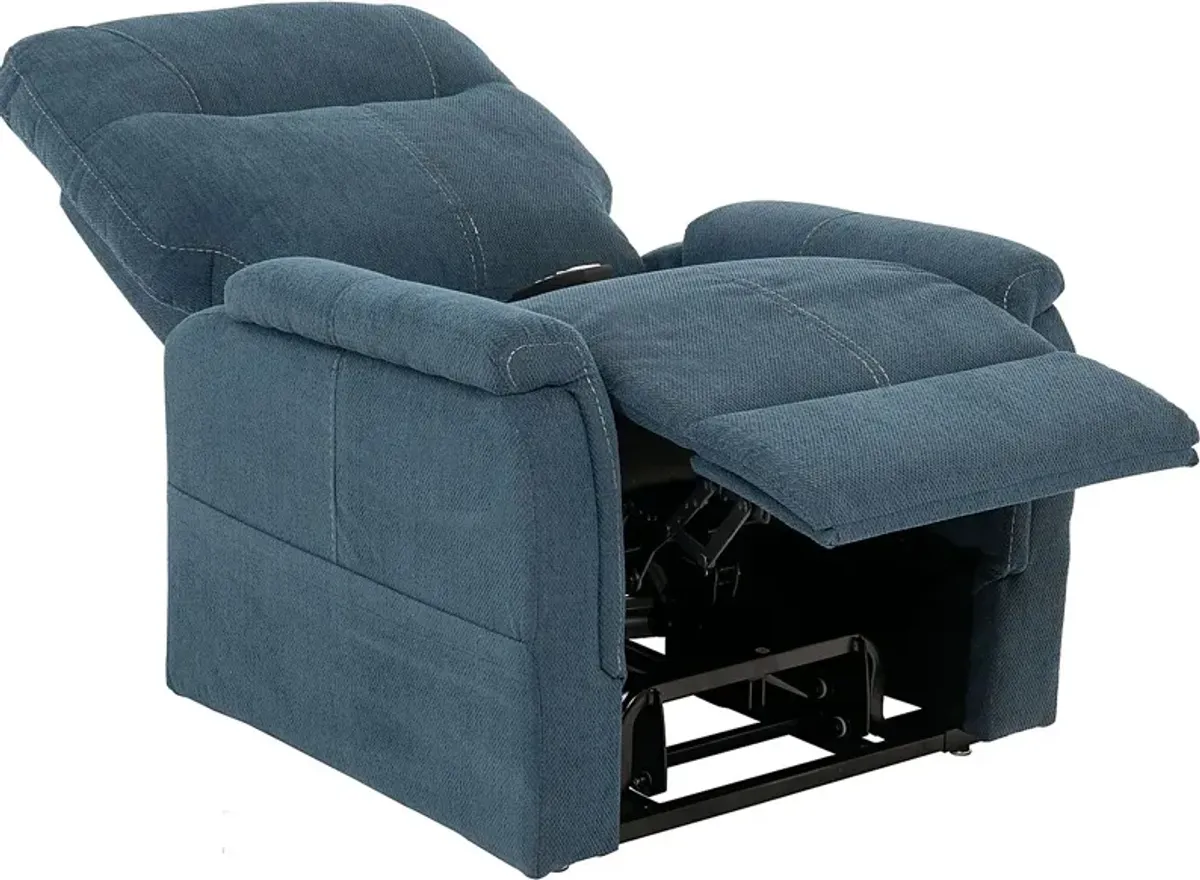 Baltruso Blue Lift Chair Power Recliner