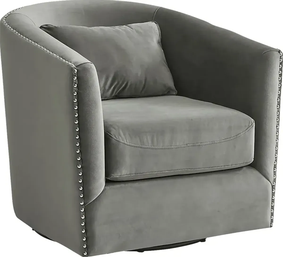 Albury Gray Swivel Chair