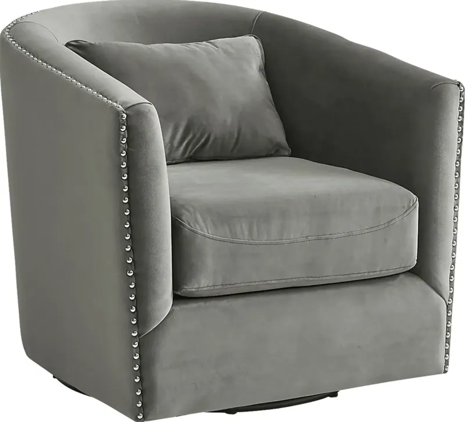 Albury Gray Swivel Chair